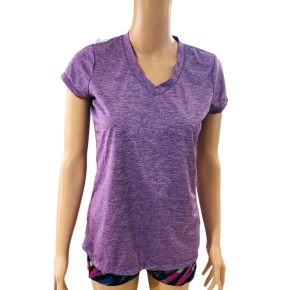 (5 for $25) purple V-neck Training Shirt size small - Picture 1 of 7